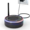 120dB Loud Cell Phone Ringer Amplifier | Red & Blue Flasher for Senior | Hearing Impaired Products | Wireless Speaker Booster for Phone| No Missed Calls