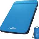 LOSTHORIZON Air & Foam Camping Mattress, Self-Inflating Sleeping Pad, 3" Thick, with Pump Sack, Full