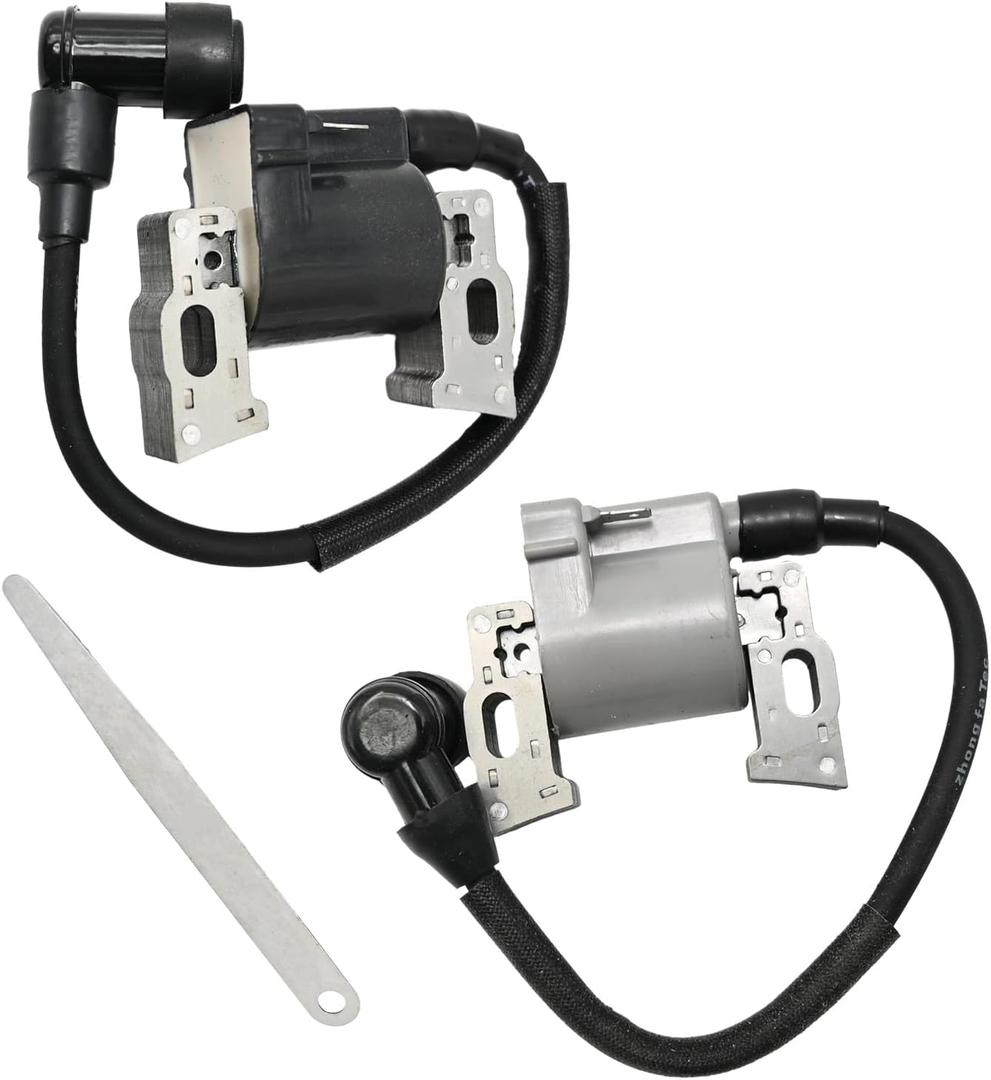 2 Set of Ignition Coil with Left and Right Magento, Replacement for Honda GX610 GX620 GX670 Cat12000 Predator 670cc, Replaces 30500-ZJ1-023 30500-ZJ1-013 30500-ZJ1-845