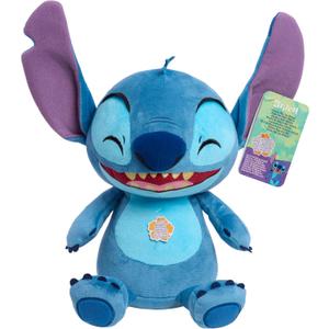 Disney Stitch Crack Me Up Stitch 11-inch Plush with Sounds and Motion, Wiggles, Giggles, and Laughs, Stuffed Animal, Kids Toys for Ages 3 Up by Just Play