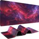 Mouse Pad Gaming - Desk Mat for Keyboard and Mouse - Large Mouse Pads for Desk, Gaming Mousepad with Non-Slip Base, Desks Pad (31.5" X 11.8") for Game, Office and Home, 31.5L x 11.8W inches