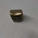 HD Designs Aluminum Owl - Gold, 3.6 in