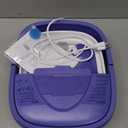 Foot Spa Collapsible, Foot Bath Massager with Heat, Remote, Timer, and 24 Motorized Shiatsu Massage Balls, Foot Soaking Tub Supports Hot/Cold Water Soaking (Purple)