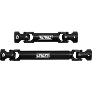 INJORA Hardened Steel Drive Shafts for 1/18 RC Crawler TRX4M High Trail K10 F150 Upgrade, 23g/Set