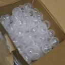 Libima 300 Pcs Gumball Machine Capsules Round Capsules 1.1" 1.25" Vending Machine Capsules Empty Clear Balls Toys Small Gumball Containers for Surprise Prize Party Favor (Clear)