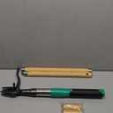 Papa's Tools Weed Puller Tool, 44" Stand Up Weeder Garden Tools & 4 Claw Steel Head, Dual Weed Eject Tech. Made with Real Bamboo & Long Wooden Handle, Yard Weeding Remover for Gardening Men & Women