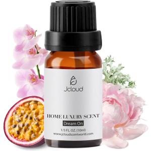JCLOUD Dream On Essential Oil for Diffuser - Hotel Diffuser Oil & Home Luxury Scents - Pure Aromatherapy Diffuser Oil with Passion Fruit, Peony and Orchid, Natural & Pet Safe - 10mL