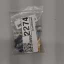 GASPRO Propane Tank Gas Fitting for Regulator and Hose, POL x 1/4" Male NPT, Excess Flow, Solid Brass