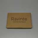Ravinte 10 Pack Solid 7-1/2 Inch Center to Center Slim Square Bar Drawer Handles - Kitchen Cabinet Hardware Pulls - Matte Black