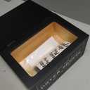 Cute Dryer Sheet Holder with Lid - Rustic Farmhouse Dispenser Laundry Room Decor Accessories, Container Fabric Softener for Organization/Storage, Black