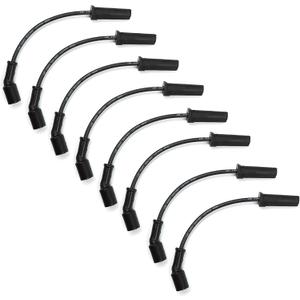 HiSport Spark Plug Wire Set 9748HH - Compatible with 1999-2012 Cadillac Escalade Chevy Silverado Suburban Tahoe GMC Sierra Yukon, Replaces 88862385 88862122 19351571