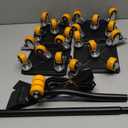 KYX Furniture Dolly, Furniture Movers with 5 Wheels,Carbon Steel Panel Heavy Duty Dolly, Furniture Lifter with 360 Rotatable Silent Rubber Universal Wheels, Max Load 4000LBS(6.9x6.9 in)