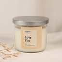 Market Street "Love You" Candle 14oz 100% All Natural Soy Wax