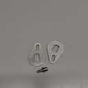 ECSiNG 2pcs 16x10mm Torque Arm with Screw and Washer 6mm Thick Stainless Steel for E-Bikes