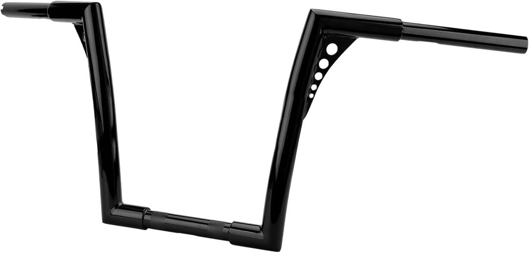14" Rise Handlebar Ape Bar 1-1/4" Motorcycle Handle Bar Replacement for Harley Davidson Sportster 1984-2022 Road King 1994-2022 Road Glide 1998-2013 Softail 1984-2024 Dyna 1993-2017, Black