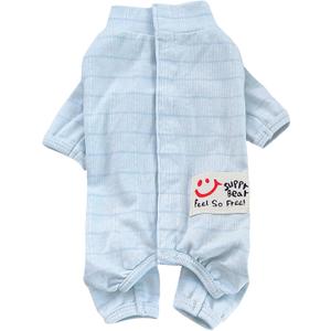 RSS08-Fblue-XS+ Recovery Suit for Surgery - Abdominal Wounds Bandages, Wound Protective Vest - Prevent Licking, Substitute E-Collar - One Size for Female Dogs