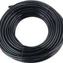 100ft 1/4 inch Drip Irrigation Tubing, Blank Distribution Line Water Hose Garden Watering Tube for Garden Irrigation System