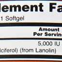 Now Vitamin D-3 5,000 IU,240 Softgels