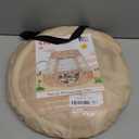 Pop Up Princess Tent with Star Light, Toys for 1 2 3 Year Old Girl Birthday Gift, Ball Pit for 12-18 Months Baby Girl Gifts Toddler Toys, Easy to Pop Up and Assemble(Brown)