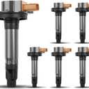 F150 Explorer Transit Upgraded Ignition Coil Pack Compatible with Expedition Flex Taurus Lincoln MKS MKT 2011 2012 2013 2014 2015 2016 3.5L V6 Replace# UF646 DG549,Set Of 6