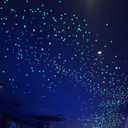 Glow in The Dark Stars Decals Decor for Ceiling 633 Pcs Realistic 3D Stickers Starry Sky Shining Decoration Perfect for Kids Bedroom Bedding Room Gifts (Green)