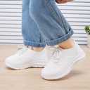 BMCiTYBM Toddler Boys Girls Slip On Shoes Comfortable Walking Sneakers Mesh Oxford Casual Dress Shoes School Uniform Loafers (White)