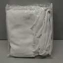 NICETOWN Living Room Curtains - (White Color) W42 x L84, Set of 2, Home Decor Modern Drapery Panels for Office/School/Hospital Window