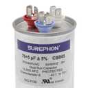 70/5 Mfd Ac Capacitor 370V or 440V 50/60Hz CBB65B Air Conditioner Capacitors for AC Unit Fan Motor Start or Pool Pump or Air Condenser Straight Cool