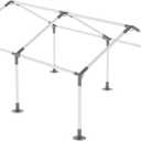 6 Leg Carport KitsHigh Peak Canopy Fitting Kit with 1-3/8" ID, Galvanized Steel Carport Connectors, shed Frame kit DIY Project