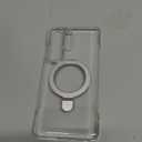 TORRAS Ultra Slim for Samsung Galaxy S26 Ultra Case Clear with Magnetic Stand, [Never Yellow] [Fit for MagSafe] [Open-edge]Frameless Thin Minimalist for S26 Ultra Case with Kickstand, Hard Protection