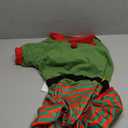 Mihachi Christmas Dog Pajamas, Pet Costume Elf Dog Costume Clothes for Small Large Soft Pet Pjs Winter Warm Jammies Dog Sweater, Stretchy Elf Clown Apparel for Puppy Christmas Party Supplies, Green XL