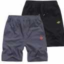 Vcansion 2 Pack Men's Outdoor Lightweight Hiking Shorts Quick Dry Sports Casual Running Shorts with Pockets Small