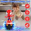 Toys for Boys Age 1 2 3 4 5,Dancing Robot Sensory Toy Car with Colorful Flashing Lights & Music,Interactive Learning Light up Toys for Kids 3-5,Christmas Birthday Gifts for Toddler Boys Girls