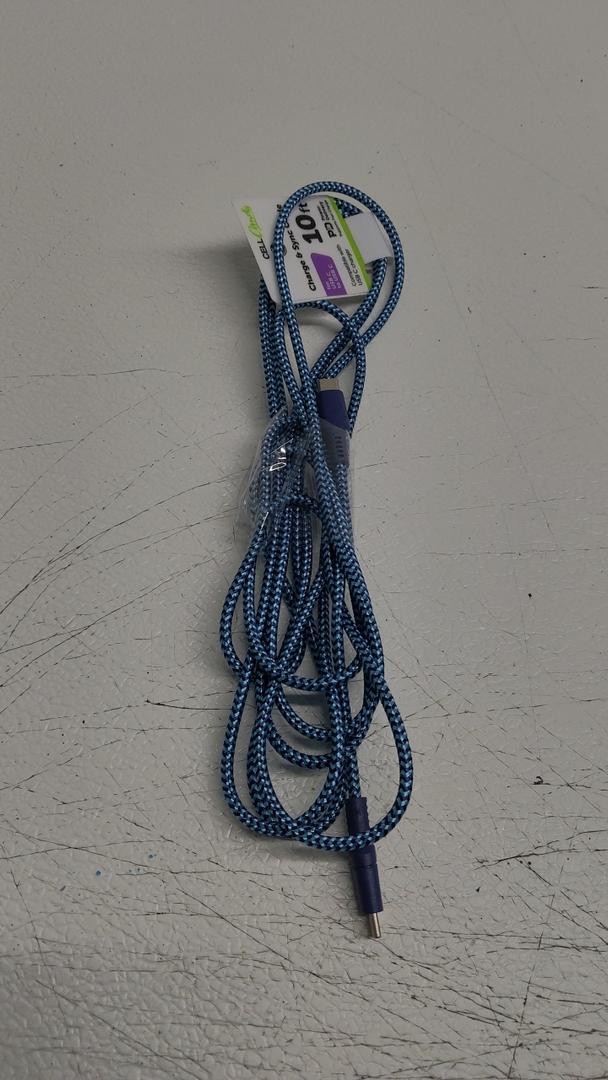 CellCandy Charge & Sync Cable 10ft For USB C to USB C