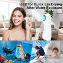 Ear Dryer with Red Light - Compact and Portable for Ear Comfort