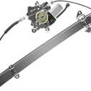 YHTAUTO Front Passenger Side Power Window Regulator with 2-Pin Motor Assembly for Nissan Frontier 2005-2015, Pathfinder 2005-2010, Xterra 2005-2015 & Suzuki Equator 2009-2010