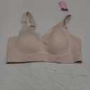 Anti Sagging Full Coverage Bras for WomenNo Underwire Bras for Women Wireless Push-Up (Small, Beige)