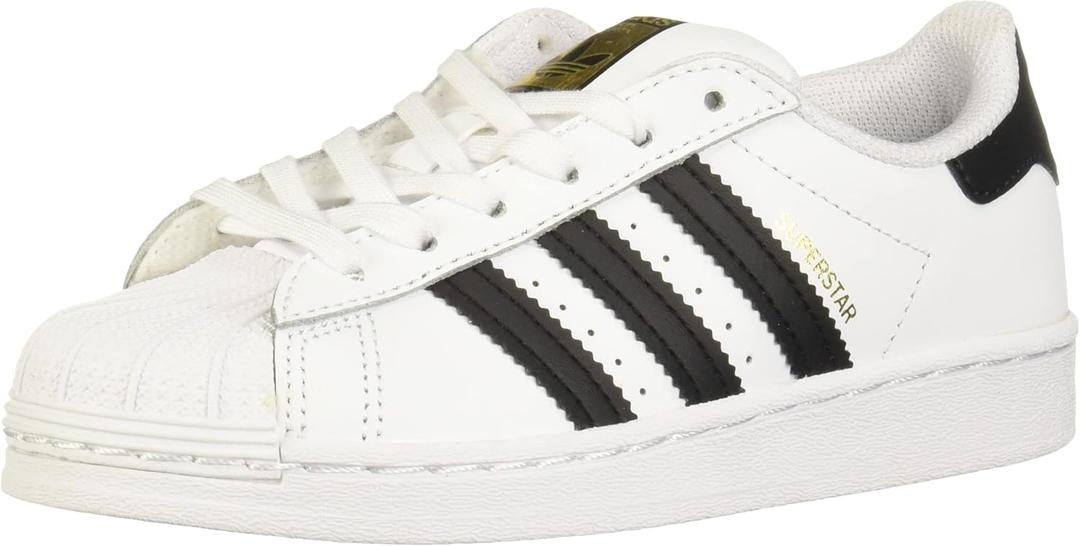 adidas Unisex-Baby Superstar Sneaker (7 Big Kid, White/Black/White)