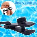 BOXOB 18pcs Pool Solar Cover Reel Attachment Kit, Includes 6 Solar Reel Blanket Straps with Hooks, 6 Swimming Pool Cover Clips & 6 Touch Fasteners Universal Accessories