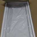 Wire Shelf Cover 36 X 12 Inch Wire Rack Cover Wood Shelf Covers for Pantry Shelving Closet Shelves Organization(White,5 Pack)