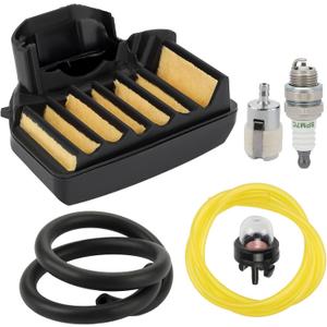 455 Air Filter Tune Up Kit for Husqvarna 455 Rancher 460 Rancher 460 455E 461 Chainsaw 537255701 Maintenance Kit with Fuel Filter Spark Plug Primer Pump Fuel Line Parts Easy-to-Install