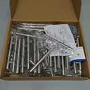 Ravinte 45 Pack | 5 Inch Cabinet Pulls Brushed Nickel Stainless Steel Kitchen Cupboard Handles Cabinet Handles 5 Inch Length, 3 Inch Hole Center