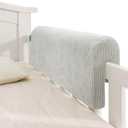 Bed Rail Bumpers Protector, Hospital Bed Rails Padding, Loft Beds and Bunk Beds Bumpers Protector, Premium Soft Memory Foam - Anti-Bump | Fall Prevention, Size 35.4 x 5.5 x 11.8 Inches, Gray