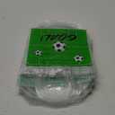 Abbylike 24 Pack Clear Soccer Gift Bag with Handles Soccer Goodie Bag Plastic Reusable Clear PVC Container for Shopping Sports Theme Game Birthday Party Decorations 7.8 x 7.8 x 3.1 Inch (Football)