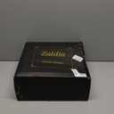 Zalida Wooden Cologne Organizer for Men 4 Tier of Perfume Display Holder of Drawer & 2 Hidden Compartments Larger Storage Space Mens Perfume Organizer Shelf Stand,Gift for Man (4T-Black Brown)