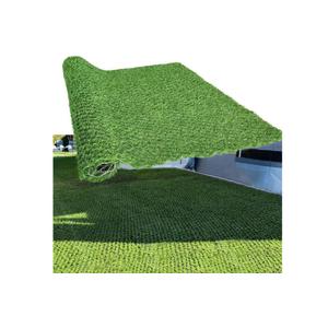 Outdoor Artificial Grass Turf 3 ft by 4 ft Hybrid Turf Patch Blends in with Natural Grass for Patio, Balcony, Squares, Garden Keeps Paws and Homes Clean