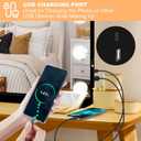 Moonee Vanity Mirror with Lights, Black Hollywood Lighted Makeup Mirror with 18 Dimmable Bulbs and 10X Magnification, 3 Colors Modes, Aluminum Metal Frame, Light Up Mirror for Tabletop/Wall32" x 24"