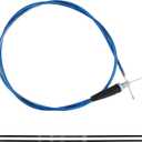 JOYYANGFANG 60inch Throttle Cable for CT200U Mini Baja MB165 196cc 5.5hp MB200 200cc 6.5hp Pit Bike Heat Warrior MOTOVOX MBX10 MBX11 Parts Blue