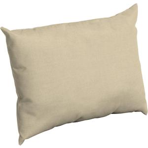 Arden Outdoor Cushion Pillow Back, 23" x 17", Rain-Proof, Fade Resistant Tan Leala