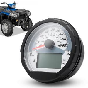 ATV Speedometer Cluster Assembly Kit for 2004-2008 Polaris Sportsman 400 450 500 600 700 800 - Replaces OEM# 3280431 3280482 3280528